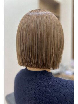 グランヘアー 大町店(GRANHAIR) タッセルボブ×マットベージュ