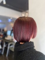 アトリエファゴ ハナミズキ店&nbsp;【Chikano】高発色レッド/ボブカット