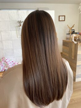 Hair Salon setteの写真/【阿南】どんな髪質も諦めない。高度な技術でデザインを壊さず悩みを解決する極上ナチュラルストレート◇