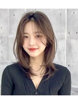 ウィールール 栄町店(WE RULE)&nbsp;透明感グレージュ韓国風くびれショートレイヤーカット