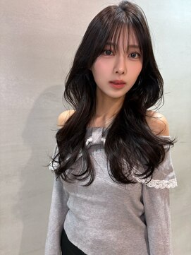 レーヴバイロンド 仙台(Reve by Lond) 韓国レイヤー顔周りカット髪質改善ダークグレージュシースルー