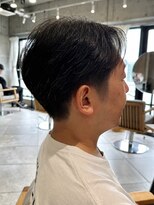 キリ 逗子(kiri)&nbsp;逗子葉山ビジネスショートメンズカットアップバングツーブロR156