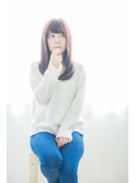 ナチュラルストレートスタイル
