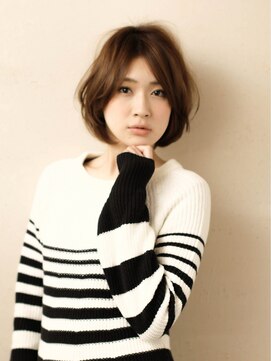 エイミーバイアフロートザガーデン 浦和店(amie by afloat the garden) 小顔&似合わせカットで大人かわいいニュアンスカールボブ