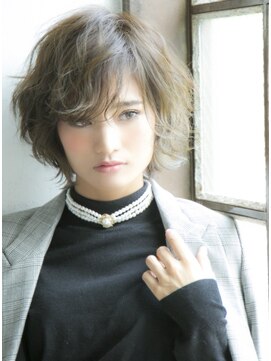 ロンド シャルム 吉祥寺(Lond charme) オリーブグレー/ショート/前髪/レイヤー/髪質改善/吉祥寺