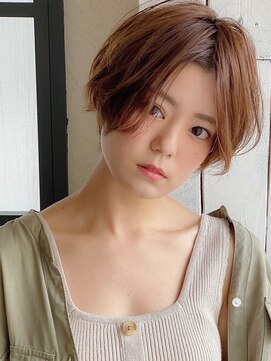 アグ ヘアー ネイビー 鶴岡東原店(Agu hair navy) 《Agu hair》大人かわいいマニッシュショート ショートボブ