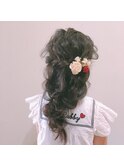 キッズ　ヘアアレンジ