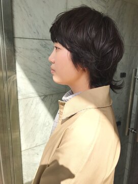 フロート 小阪店(float) ダークブラウン_クールショート　ピンクグレージュ　ボブルフ