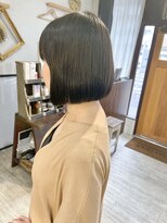 ヘアーアンドアトリエ マール(Hair&Atelier Marl)&nbsp;【Marl】ダークブラウンカラー×ミニボブ