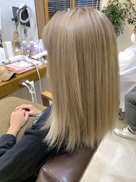 ラ メール ヘア デザイン(La mer HAIR DESIGN) ハイトーンカラー/ベージュカラー