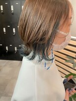 アイリー 名古屋(A/LEE)&nbsp;インナーカラー/ブルーグリーン