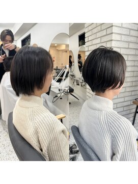 メモリーズ 銀座(Memories) 頭の形が綺麗に見えるショートヘア