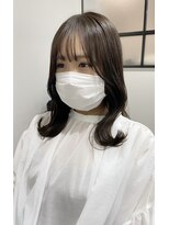 イオエ(ioe)&nbsp;黒髪/ボブルフ/ネビージュ/小顔/ワンレン/髪質改善/グレージュ