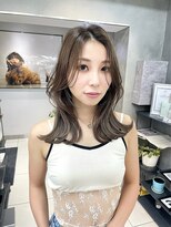 ヴェイン 渋谷(vain)&nbsp;大人可愛い20代30代40代インナーカラー小顔ウルフレイヤーボブ