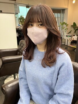 ヘアーサロン アウラ(hair salon aura) 【aura】小顔レイヤー/韓国ヘア/顔まわり/オルチャン