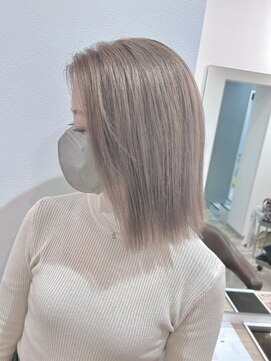 リシェイル(RICHAIR) 縮毛矯正毛にミルクティーグレー