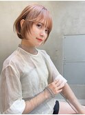 【kate 大宮】大人かわいいショート×ミルクティベージュ