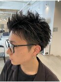 spikey short 山本 輪