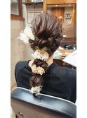 花嫁さん素敵に変身ヘアセット♪