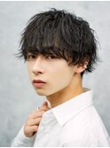 王道ショートマッシュソフトツイストスパイラルパーマ