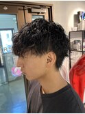 波巻きパーマッシュ