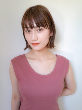 ポイントファイブバイソレイユ 藤沢店(.5 by SOLEIL) 韓国風切っぱなしボブ