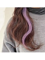 アビーヘア 市川店(abie hair) インナーカラーシールエクステ
