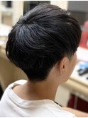 メンズ 刈り上げツーブロックマッシュ 学生◎ スーツスタイル◎