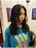 ウェーブパーマ メンズ縮毛・ブリーチ無しカラー・縮毛矯正