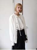 ボブ　ブリーチ　ブロンド　ミルクティーベージュ