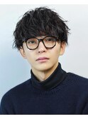 ほつれ質感パーマ　大人お洒落スタイル