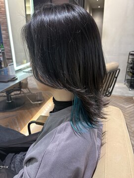 ヘアリゾート バルボア アイランド(hair resort Balboa Island) ウルフ×インナーカラー