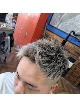 クラウン(CROWN) ホワイトメッシュ×ジェットフェード