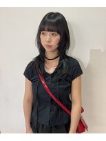 ニコフクオカヘアーメイク(NIKO Fukuoka Hair Make)&nbsp;【NIKO】レイヤーカット/ウルフカット/黒髪/ブラックカラー