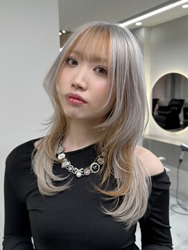 ソル ジングウマエ(SOL JINGUMAE) シルバー×オレンジフェイスフレーミング