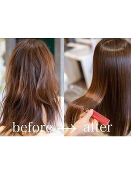 ダメージに合わせた薬剤で髪色をキープ♪貴方が求める理想の艶髪に[須賀川/学割U24]