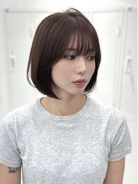 ロイ(Roi) ◎骨格補正前下がりボブグレージュ