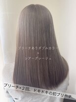 サラジュ 仁川店(SARAJU)&nbsp;【Wカラー特化】森山担当 ブリーチなし×シアーグレージュ