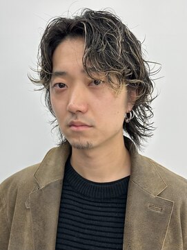 ウィル バイ ブラウン(Vir by Brown) シャドウパーマ/ミディアムウェーブ/ウルフ