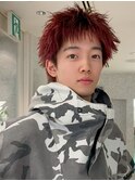 長めスパイキーショート