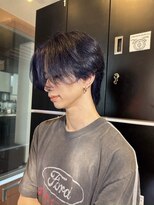 インク サカエ(inq sakae)&nbsp;ブリーチ2回トリプルカラー/透明感パープル/マッシュ/韓国