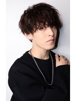 オーシャントーキョーオーバー 渋谷(OCEAN TOKYO OVER) メンズ波巻きツイスパニュアンススパイラルスパイキーショート