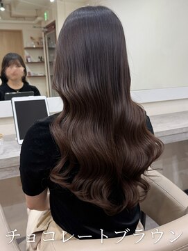 アミー 銀座(Ammy) 透明感カラー/チョコレートブラウン/韓国風パーマ/レイヤー