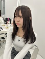 コア プラス 立川(COA PLUS)&nbsp;透明感ブラウン×動き出しレイヤーカット【立川/沙久楽】