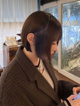 シェール(CHERE) ショートボブ+インナーカラー