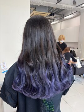 アライブ ハラジュク(ALIVE harajuku) ブリーチインナーバレイヤージュグラデーションカラー夕貴