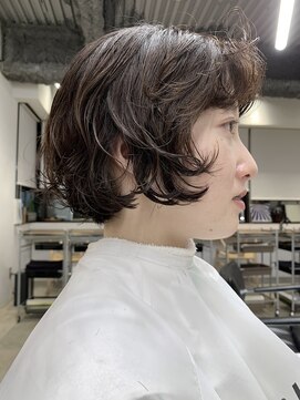 ナヌーク シブヤ(nanuk shibuya) ショートボブパーマ