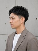 清潔感のある大人ツーブロックショート