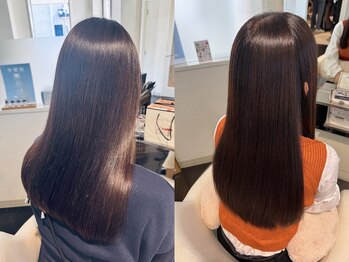 美容室フルールの写真/うねり・広がりでお悩みの方、鬢質を見極めた施第で朝のスタイリングが楽に自然なまとまり【焼津/藤枝】