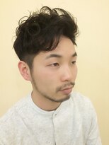 ラウンジ モリオ イケブクロ(Lounge MORIO Ikebukuro) 【morio 池袋】黒髪アップバングツーブロック